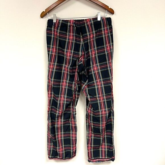 š J Crewāblack,āredĀ andāgreenāplaidācottonāpjāpantsāS - Picture 5 of 6
